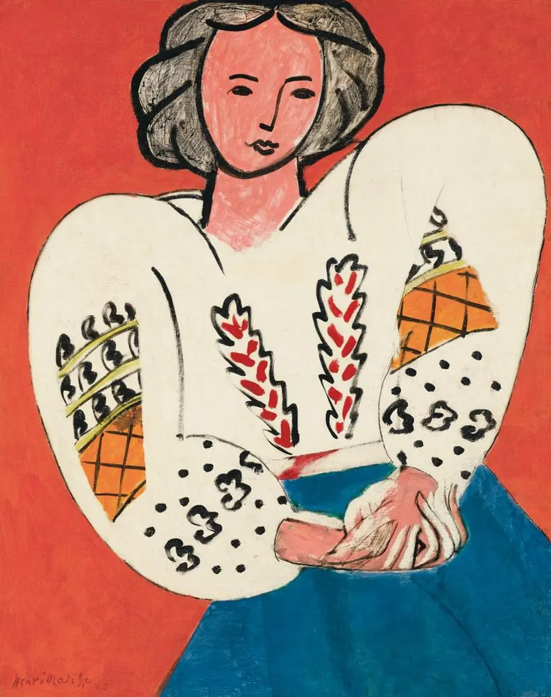 Henry MAtisee, La Blouse Roumaine, 1946, Paris